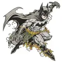 batman tattoo design idea
