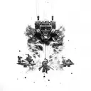call of duty black ops 2 tattoo design idea