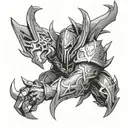 dota 2 rubick  tattoo design idea