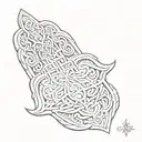 Celtic Hamsa tattoo design idea