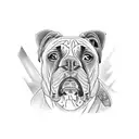 old school boxer tattoo design idea