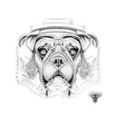 old school boxer tattoo design idea