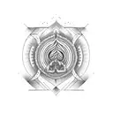 mudras tattoo design idea