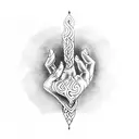 mudras tattoo design idea