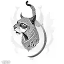 persian warrior tattoo design idea