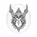 persian warrior tattoo design idea