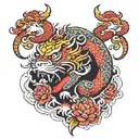 chines art tattoo design idea