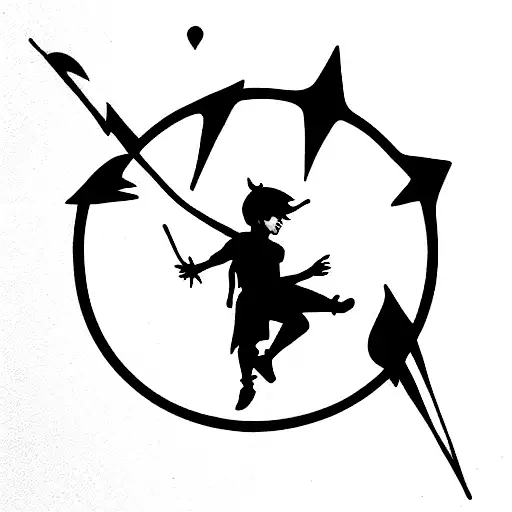 Peter Pan Netherlands Hip-Hop tattoo design idea