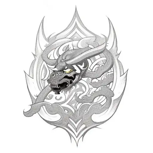 Mortal Kombat tattoo design idea