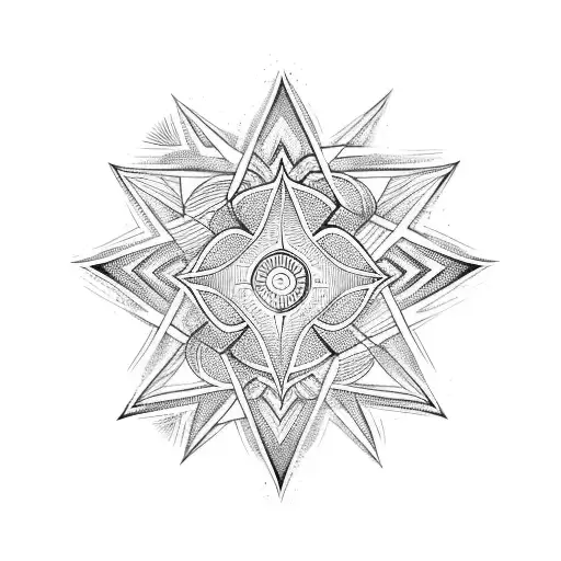 Star tattoo design idea