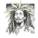 bob marley inspired without tattoo design idea