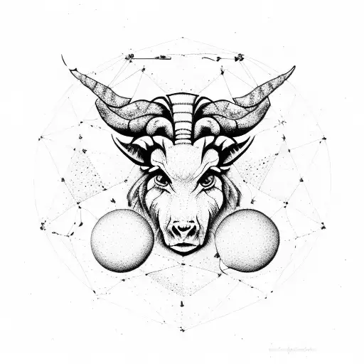 aries constellations  tattoo design idea