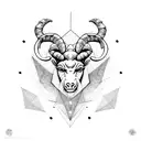 aries constellations  tattoo design idea