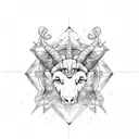 aries constellations  tattoo design idea