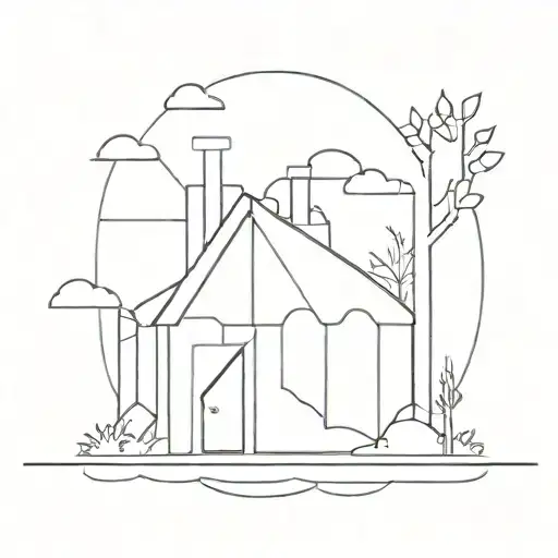 urban tattoo design idea