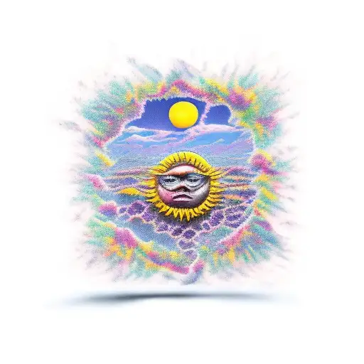 sonne tattoo design idea