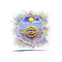 sonne tattoo design idea