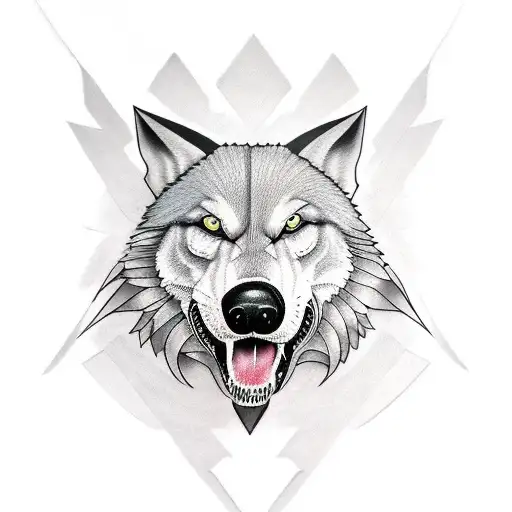 lobo tattoo design idea
