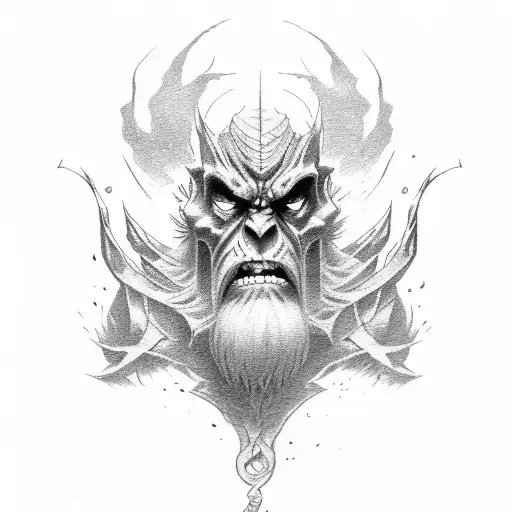 Beast Titan and Levi tattoo design idea