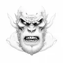 Beast Titan tattoo design idea