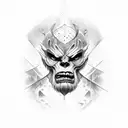 Beast Titan tattoo design idea