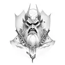 Beast Titan and Levi tattoo design idea