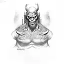 Beast Titan and Levi tattoo design idea