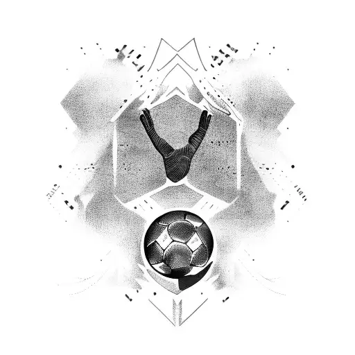 Messi celebration  tattoo design idea