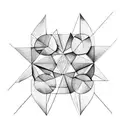 3 triangles. inside one of the first one India, the second one Portugal and 3 one belgium  tattoo design idea