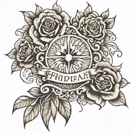 Philippians 4:19 tattoo design idea
