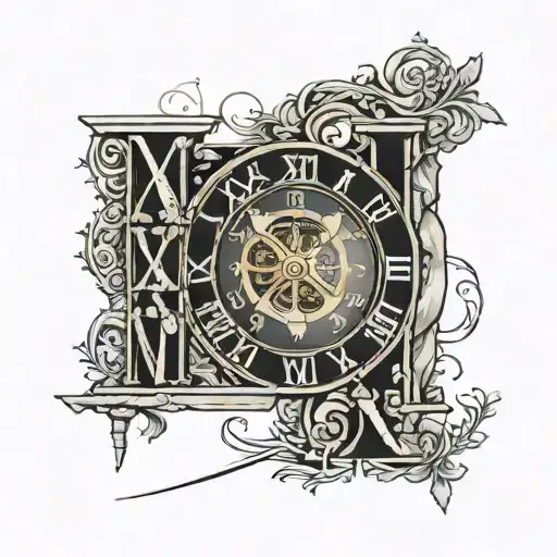 roman numerals representing important dates 10 14 2005 tattoo design idea