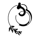 being present in relationship as represented in blood bank by bon iver tattoo design idea