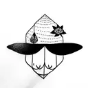 hippie life tattoo design idea