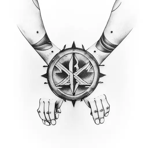 Forearm Tattoo with Biblical Reference and Refernece to 2005 and born in Dubai And Canada and a cool design on the hand  tattoo design idea