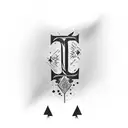 Forearm Tattoo with Biblical Reference and Refernece to 2005 and born in Dubai And Canada and a cool design on the hand  tattoo design idea