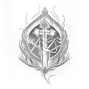 Forearm Tattoo with Biblical Reference and Refernece to 2005 and born in Dubai And Canada and a cool design on the hand  tattoo design idea