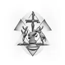 Forearm Tattoo with Biblical Reference and Refernece to 2005 and born in Dubai And Canada and a cool design on the hand  tattoo design idea