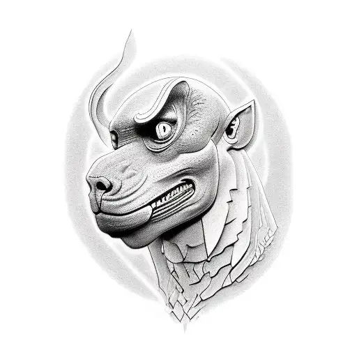 atlas neck tattoo design idea