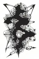 trap tattoo design idea