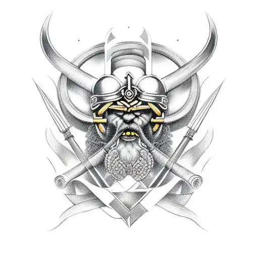 viking tattoo design idea