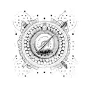 11:11 blessed tattoo design idea