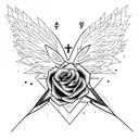 11:11 blessed tattoo design idea