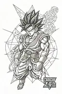 dragon ball z tattoo design idea