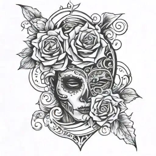 married friday 13th tattoo design idea