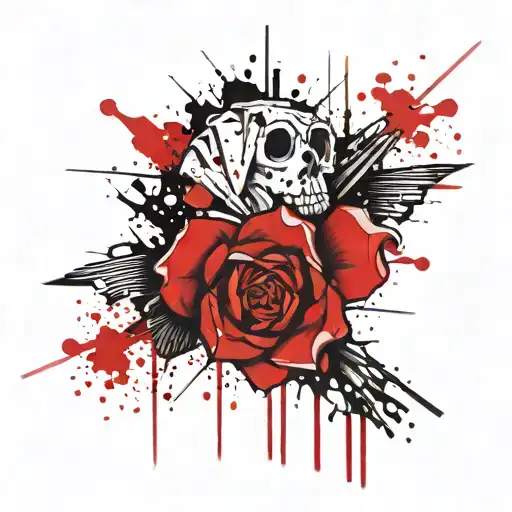 married friday 13th tattoo design idea
