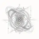 Dna string Gay golden ratio  tattoo design idea