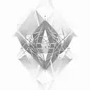 Dna string Gay golden ratio  tattoo design idea