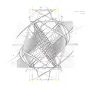 Dna string Gay golden ratio  tattoo design idea