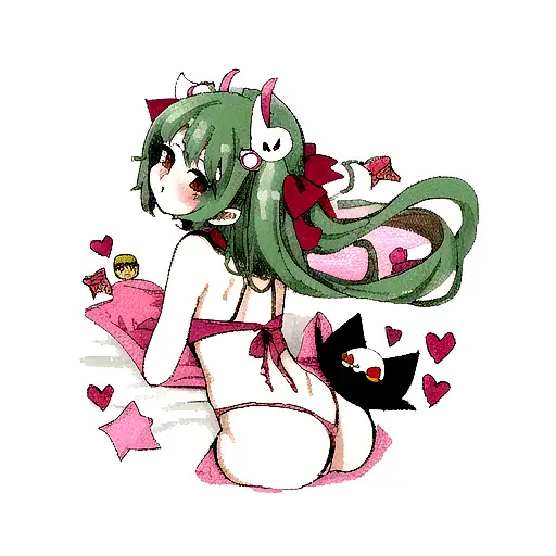 lower back cute bat tattoo design idea