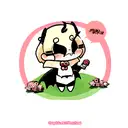 cute bat tattoo design idea